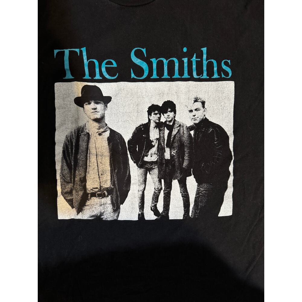 Vintage Late 90s The Smiths Shirt Boxy XL Tubular No Side Seams Band Tee - Picture 2 of 7